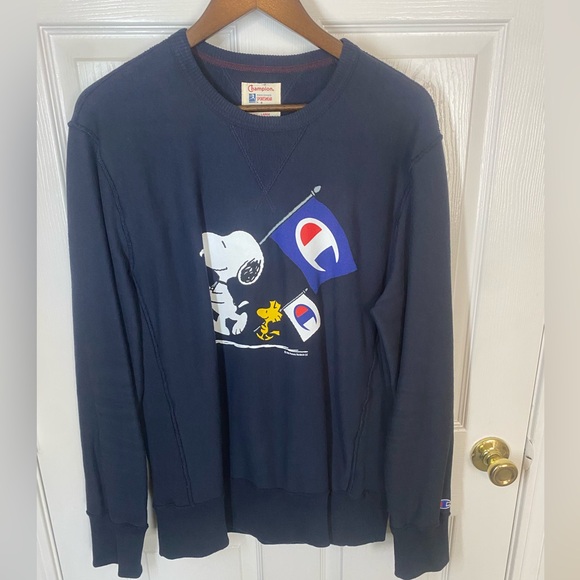 Todd snyder X Champion peanut sweatshirt in Navy